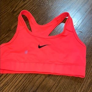 NEON PINK SPORTS BRA
